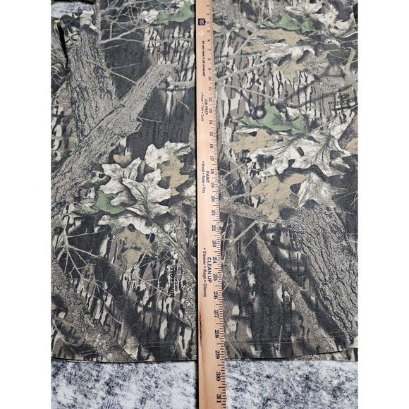 Vintage Jerzees outdoors Camo Long Sleeve Pocket Shirt SZ XXL USA Made Mossy Oak - Picture 7 of 8